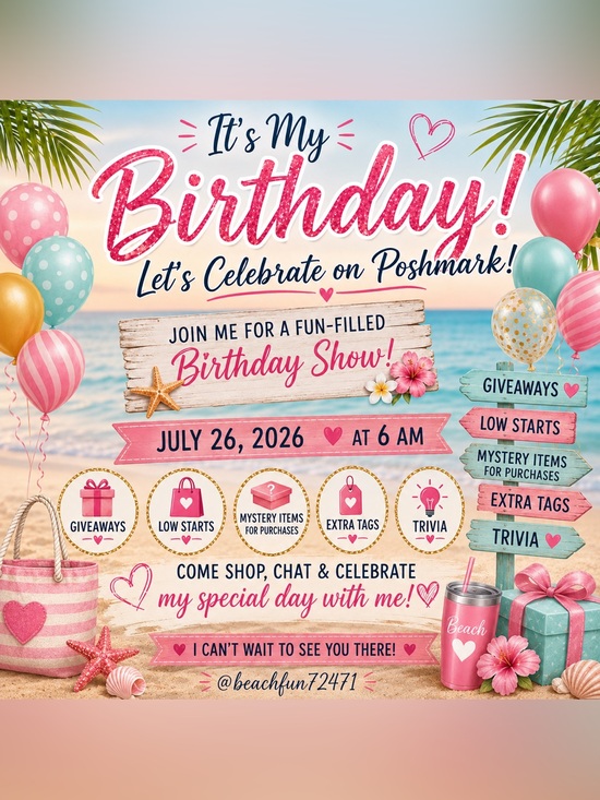 Other - It's My Birthday Show - 7/26/26 - Come celebrate.